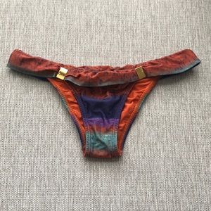 “Vix” Multi-colored Bikini Bottoms in Size Small